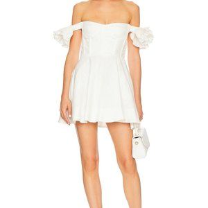 Bardot Sigma Mini Dress in Orchid White